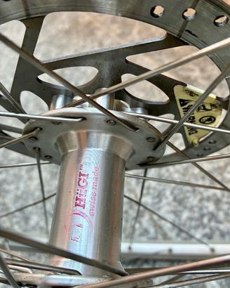 RUOTA ANTERIORE DISC VINTAGE MOUNTAIN BIKE