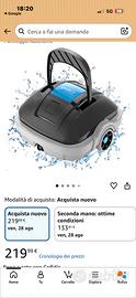 Robot per pulizia piscina