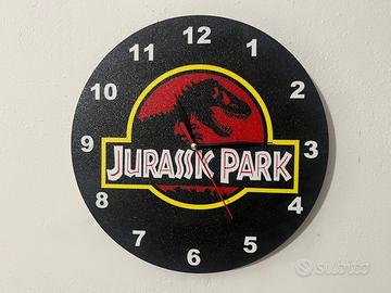 Orologio da parete Jurassic Park Multicolore - 3D