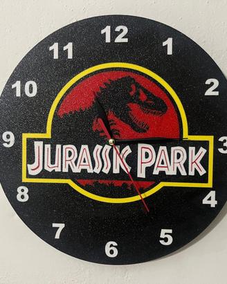 Orologio da parete Jurassic Park Multicolore - 3D