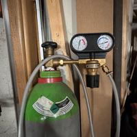 Bombola gas miscela 40 L saldatrice a filo