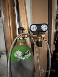 Bombola gas miscela 40 L saldatrice a filo