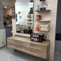 BARBER POSTAZIONE LAVORO 1 POSTO L.180 H.80