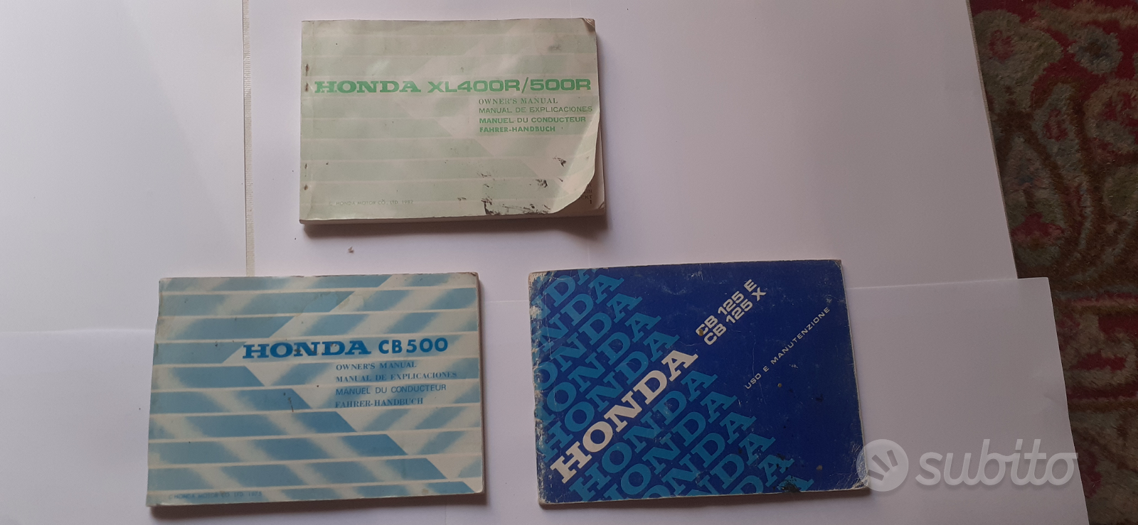 Libretti uso e manutenzione HONDA - Accessori Moto In vendita a Genova