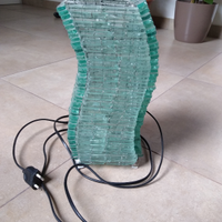 Lampada da tavolo in cristallo