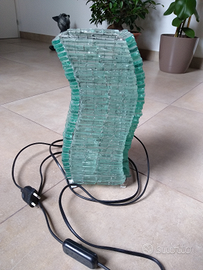 Lampada da tavolo in cristallo