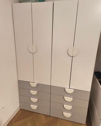 due armadi smastad ikea