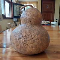 zucche intagliate a mano