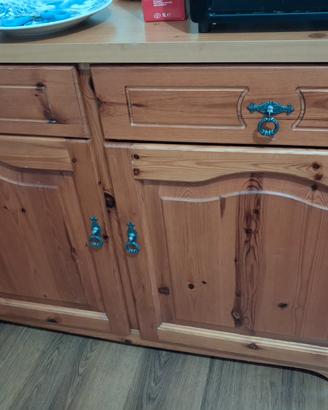 Credenza in legno country 