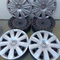 nr. 4 cerchioni (usati) ORIGINALI VW