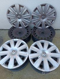 nr. 4 cerchioni (usati) ORIGINALI VW