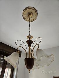 Lampadario con 3 punti luce