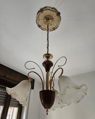 Lampadario con 3 punti luce