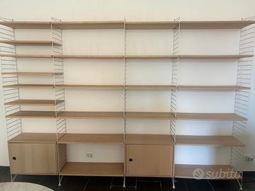 Libreria String System originale in frassino