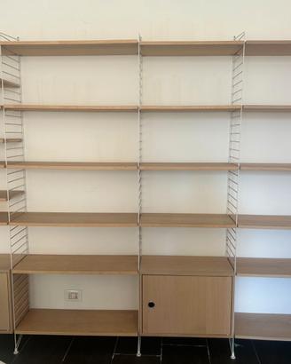 Libreria String System originale in frassino
