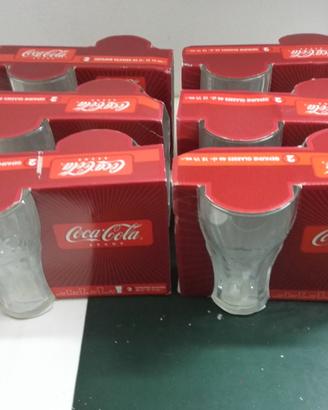 Bicchieri coca cola + omaggio