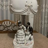 Lampada porcellana altezza 45