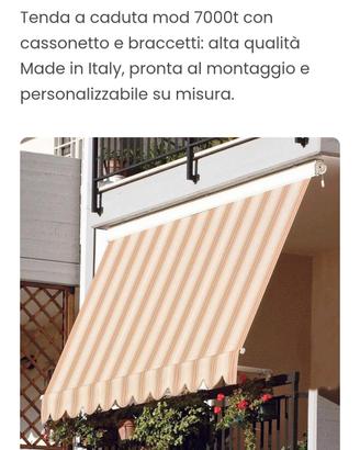 tenda x esterno 