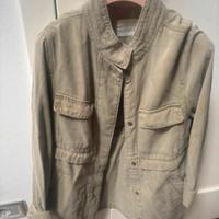 Trench ragazza verde salvia tg 11-12 Zara