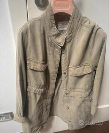 Trench ragazza verde salvia tg 11-12 Zara