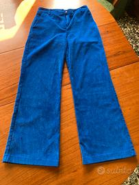 Pantalone donna blu elettrico - Taglia 42.