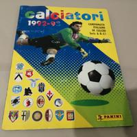 Album figurine calciatori panini 1992/93 completo
