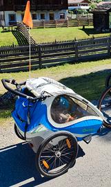 Rimorchio trailer bici Qeridoo Kidgoo 2