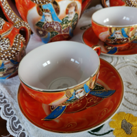 Servizio da the giapponese tinto a mano