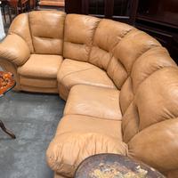 Divano in pelle angolare