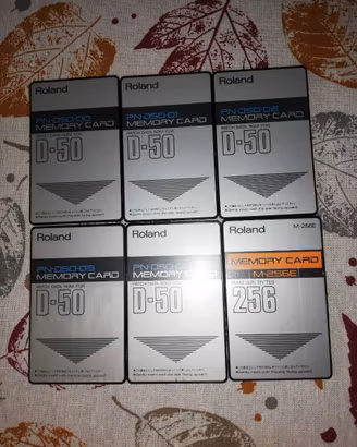 Card  Korg M1 M3r Roland D50 Korg 01W /03RW