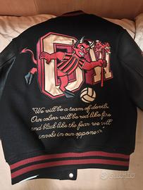 Off-White x AC Milan varsity 125 nera taglia M