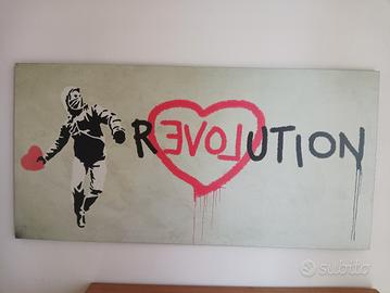 Quadro riproduzione Banski 