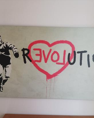 Quadro riproduzione Banski 