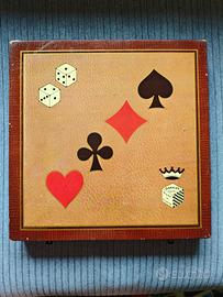 Scatola giochi da tavolo Garnier Cornil vintage 
