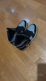 Scarpe Air Jordan 1 Zoom Grigio Nero 45