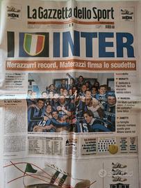 GAZZETTA DELLO SPORT 15° SCUDETTO INTER