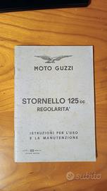 Manuale uso e manutenzione Guzzi Stornello  125
