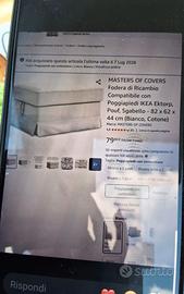Fodera pouf IKEA Ektorp