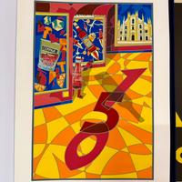 Litografia originale - Campari Ugo Nespolo