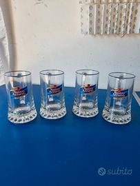 4 Bicchieri Birra Nastro Azzurro