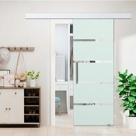 Porta scorrevole in vetro