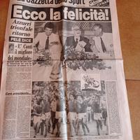 Gazzetta sport Italia campione 1982