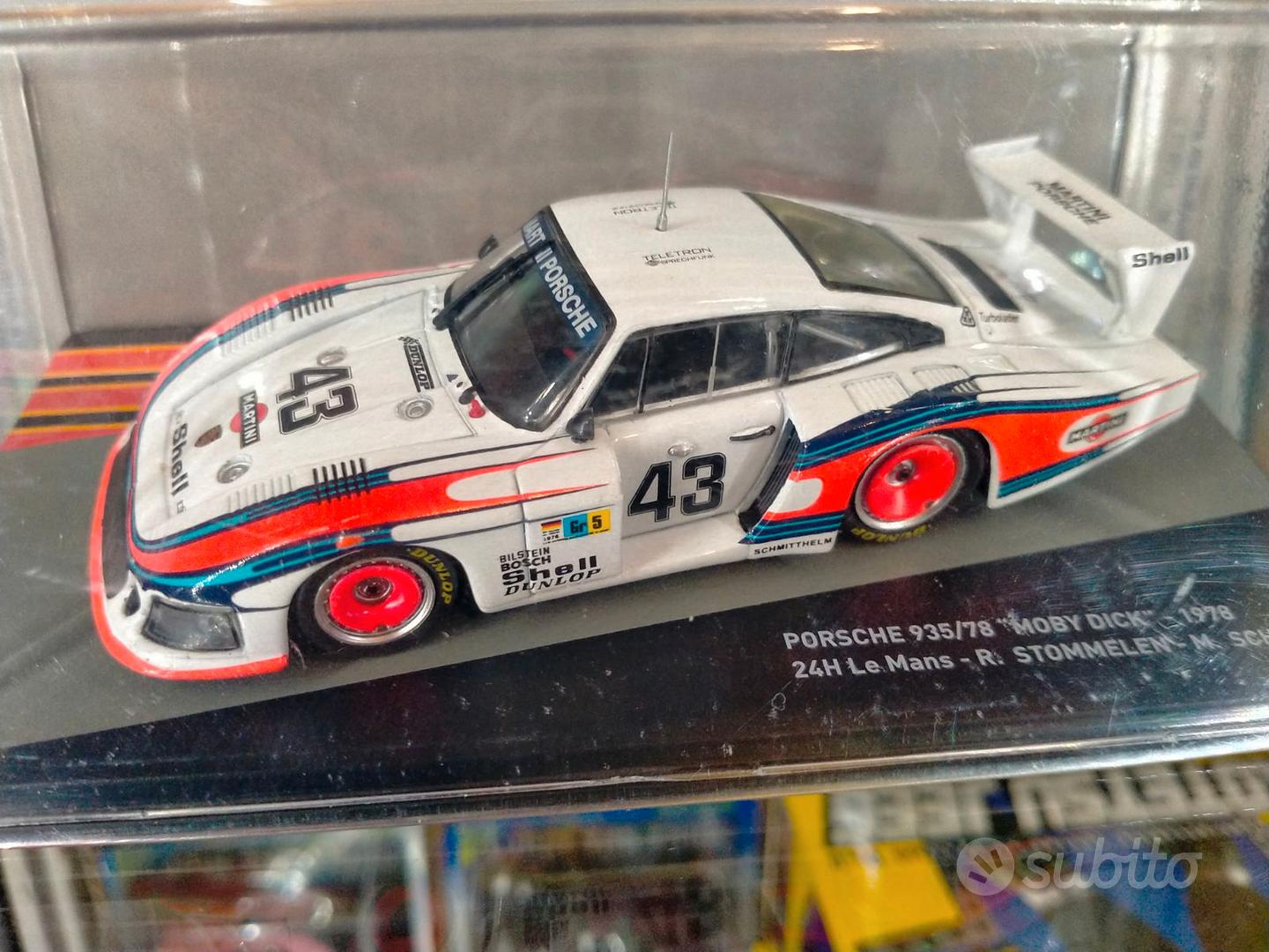 Die cast 1/43 Modellino Auto Porsche 935/78 Moby Dick 24H Le Mans Stommelen  1978