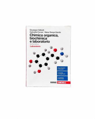 Libro di chimica organica,biochimica e laboratorio