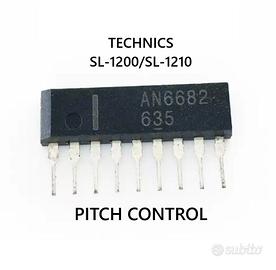 Technics SL-1200/1210 integrato AN-6682 pitch 
