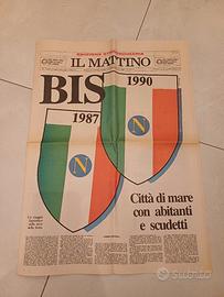 Giornale Ediz. Straord. Il Mattino scudetto Napoli