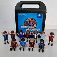  Playmobil calciatori Carrefour e DC Kinder