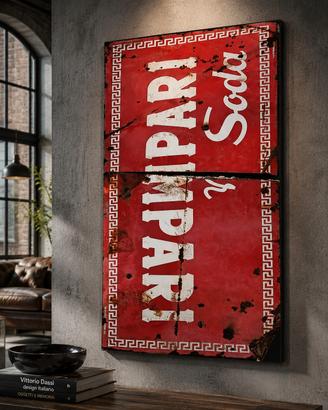 2 insegne Campari vintage
