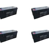 4x Batterie AGM Luminor LDC12-200, 12V 200Ah