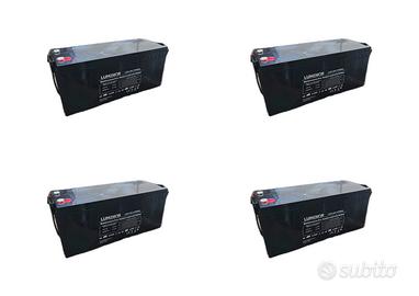 4x Batterie AGM Luminor LDC12-200, 12V 200Ah